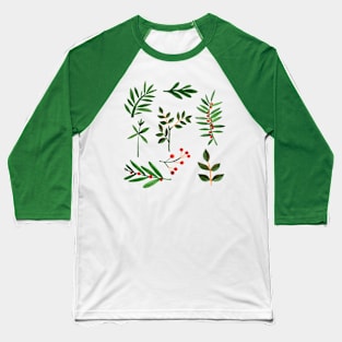 watercolor branches Baseball T-Shirt